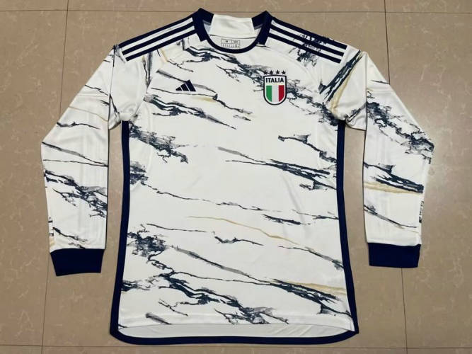 23/24 Italy Away Long Sleeve Soccer Jerseys