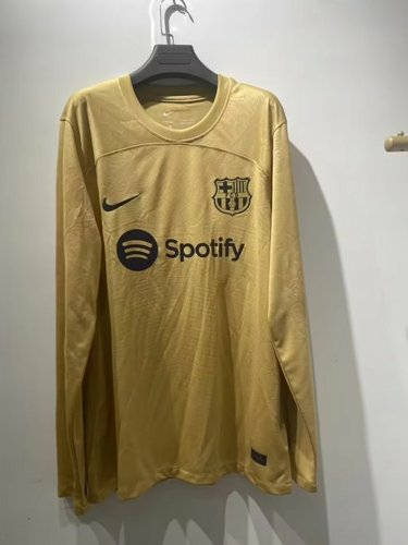 22/23 Barcelona Away Long Sleeve Soccer Jerseys