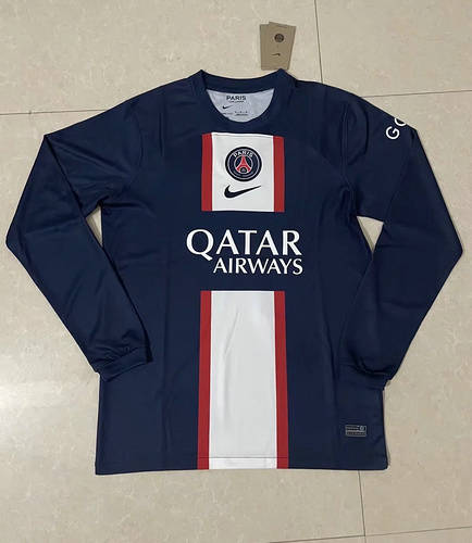 22/23 Paris Home Long Sleeve Soccer Jerseys