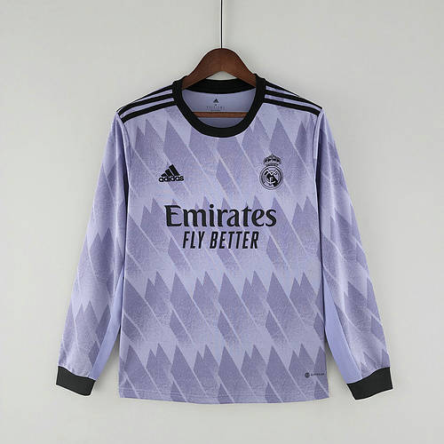 22/23 Real Madrid Away Long Sleeve Soccer Jerseys