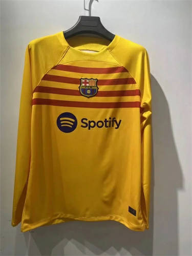 22/23 Barcelona Fourth Long Sleeve Soccer Jerseys