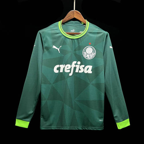 23/24 Palmeiras Home Long Sleeves Soccer Jerseys