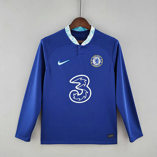 22/23 Chelsea Home Long Sleeve Soccer Jerseys