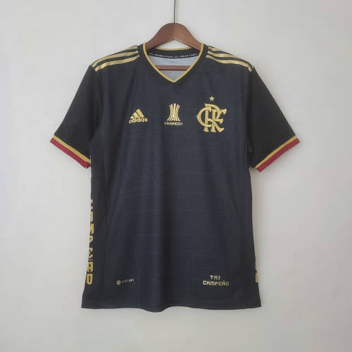 22/23 Flamengo Champion Black Soccer Jerseys