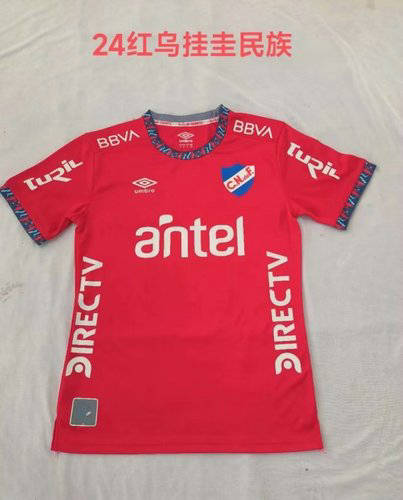 23/24 Club Nacional De Football Red Soccer Jerseys