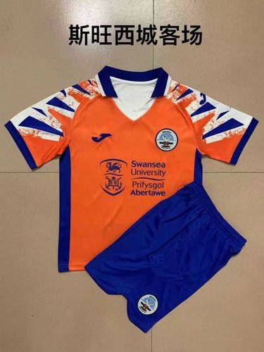 22/23 Swansea Away Adult Kids Soccer Jerseys