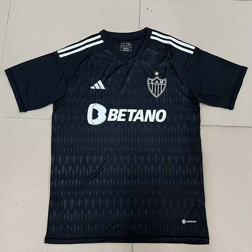 23/24 Atletico Mineiro Goalkeeper Black Soccer Jerseys S-4xl