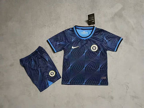 23/24 Chelsea Away Kids Soccer Jerseys