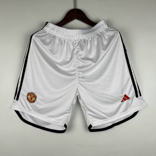 23/24 Manchester United Home Soccer Shorts Soccer Jerseys