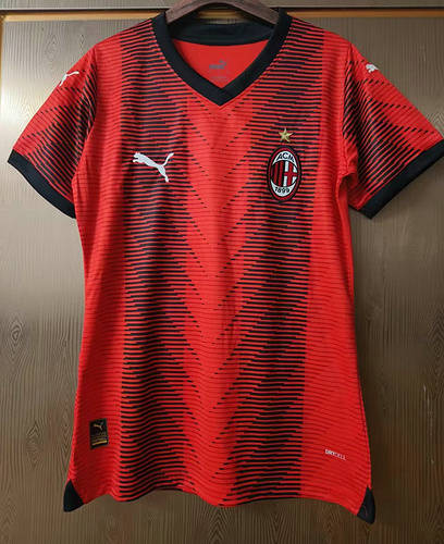 23/24 Ac Milan Home Woman Soccer Jerseys