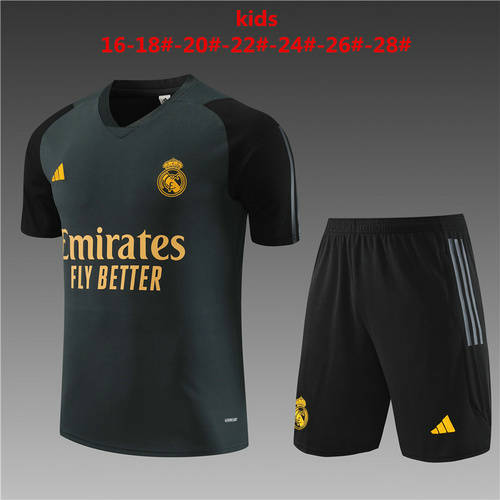 23/24 Real Madrid Kids Traning Soccer Jerseys