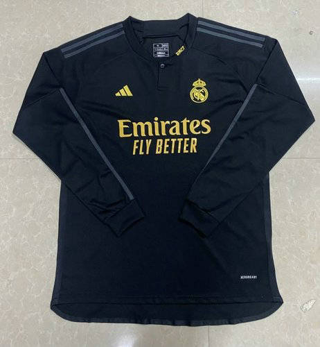 23/24 Real Madrid Third Long Sleeve Soccer Jerseys