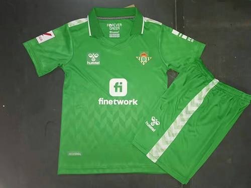 23/24 Real Betis Away Kids Soccer Jerseys