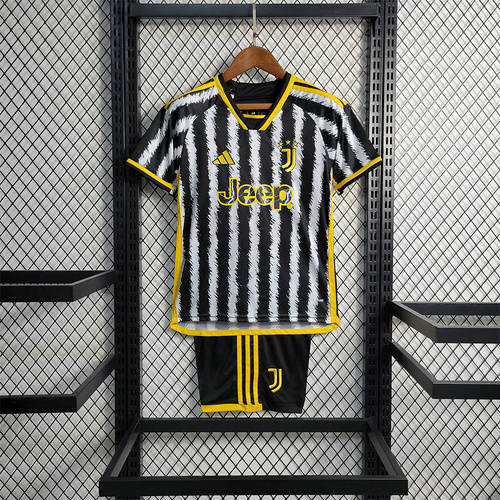 23-24 Juventus Home kids kit