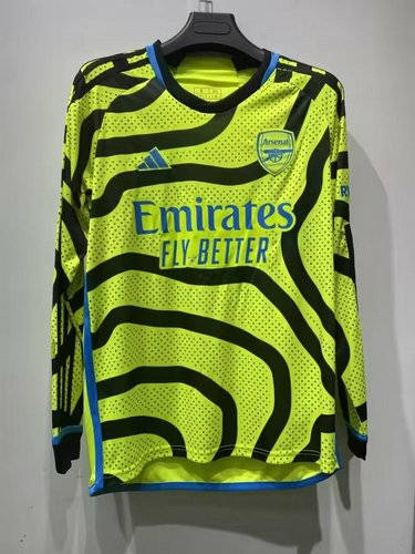 23/24 Arsenal Away Long Sleeve Soccer Jerseys