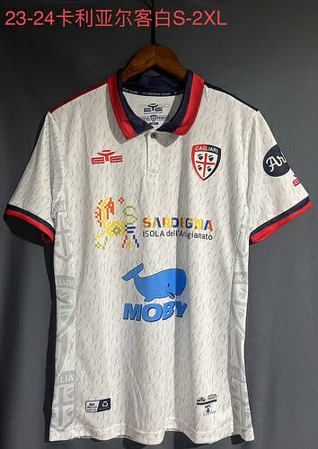 23/24 Cagliari Away Soccer Jerseys