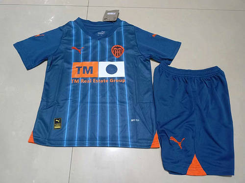 23/24 Valencia Away Kids Soccer Jerseys