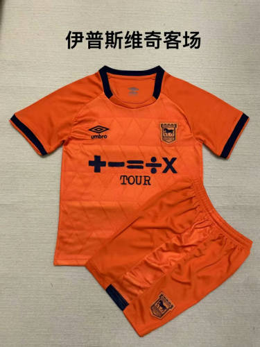 23/24 Ipswich Town F.c Away Adult And Kids Soccer Jerseys