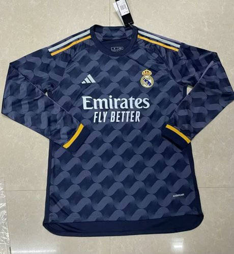 23/24 Real Madrid Away Long Sleeve Soccer Jerseys