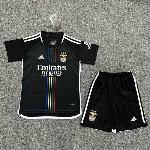 23/24 Benfica Away Kids Soccer Jerseys