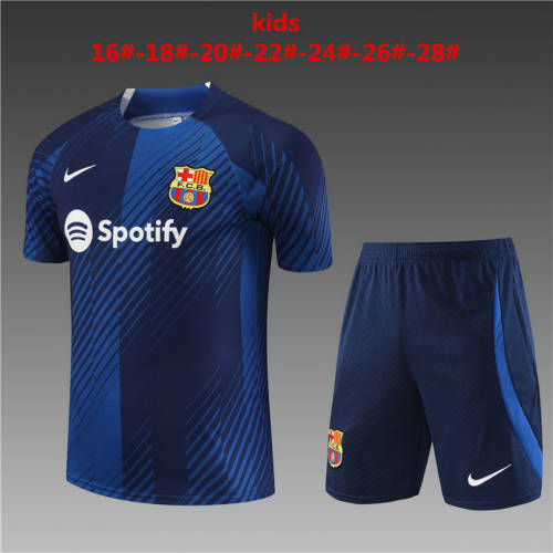 23/24 Barcelona Training Kids Soccer Jerseys