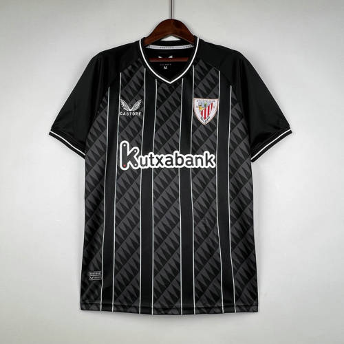 23/24 Athletic Bilbao Goalkeeper Black Soccer Jerseys