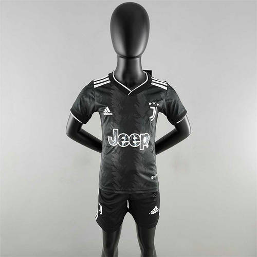 22-23 Juventus Away kids kit