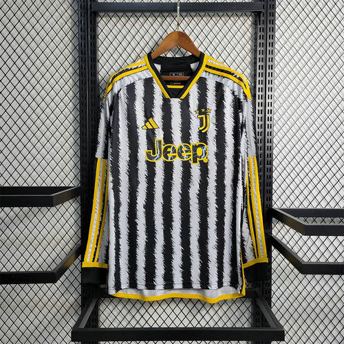 23-24 Juventus Home Long Sleeve