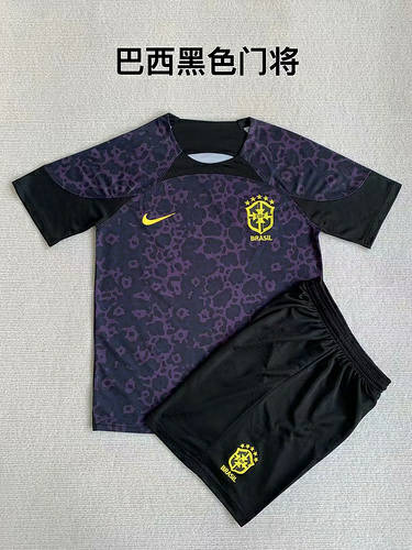 23/24 Brazil Goalkeeper Adults And Kids Soccer Jerseys