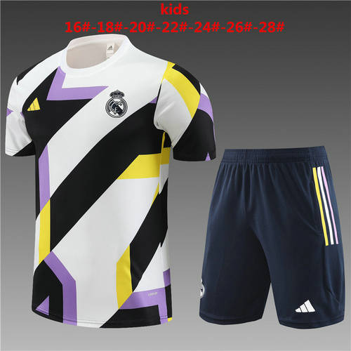 23/24 Real Madrid Kids Traning Soccer Jerseys