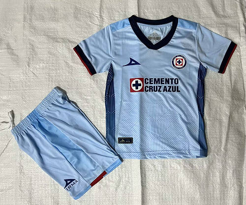 23/24 Cruz Azul Away Kids Soccer Jerseys