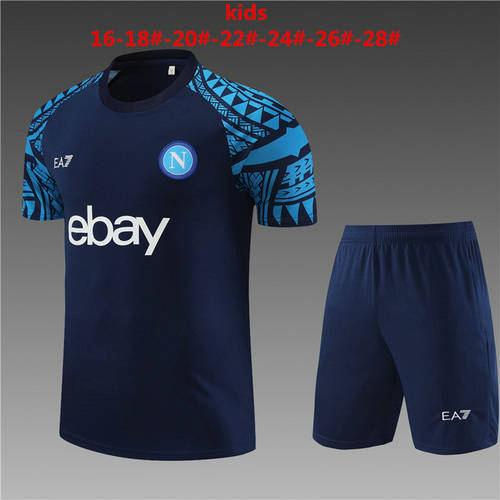 23/24 Napoli Training Kids Soccer Jerseys