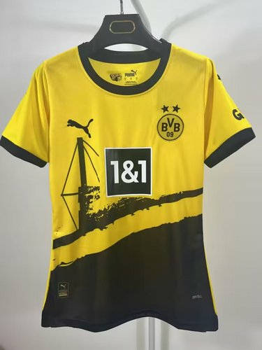 23/24 Dortmund Home Woman Soccer Jerseys