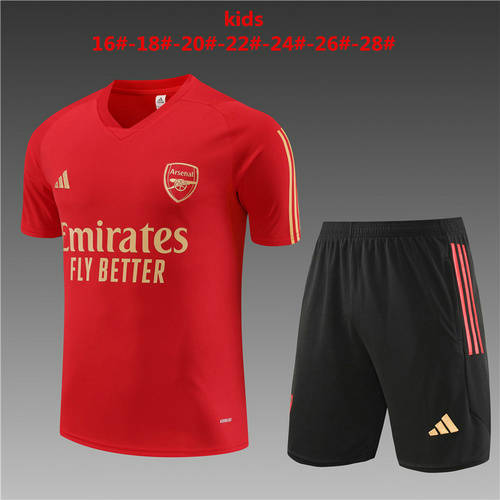 23/24 Arsenal Kids Training Soccer Jerseys