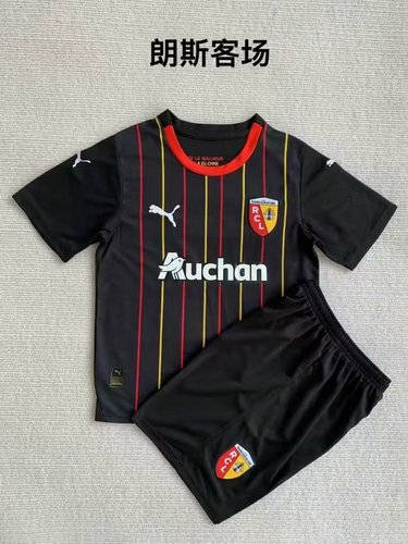 23/24 Rc Lens Away Kids Soccer Jerseys