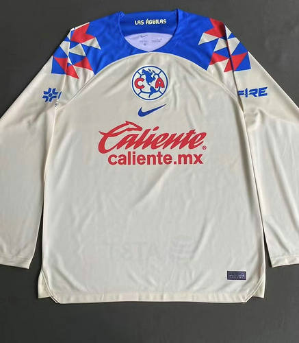 23/24 Club América Home Long Sleeve Soccer Jerseys