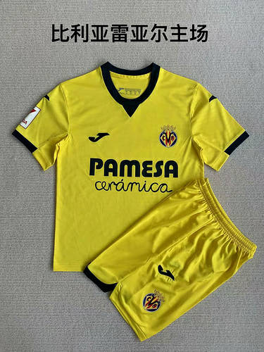 23/24 Villarreal Home Adults And Kids Soccer Jerseys