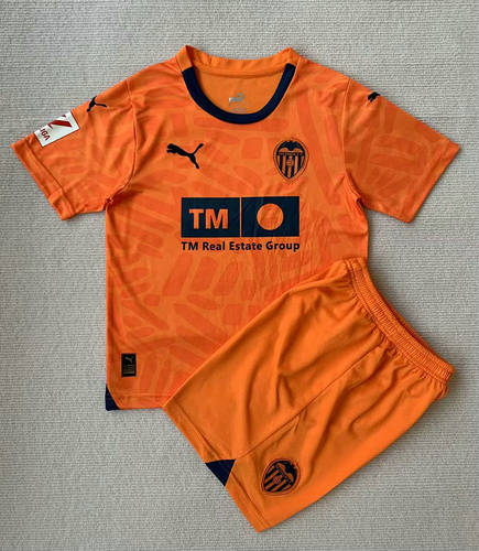 23/24 Valencia Third Kids Soccer Jerseys