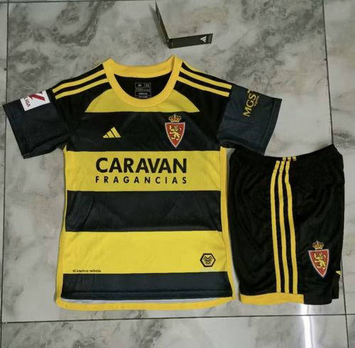 23/24 Real Zaragoza Away Kids Soccer Jerseys