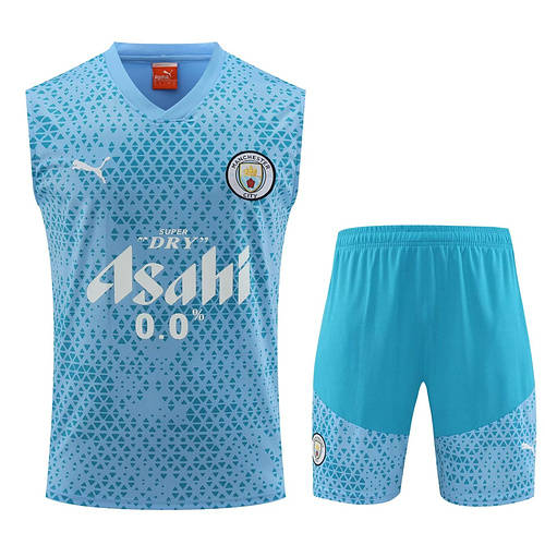 23/24 Manchester City Training Soccer Vest Soccer Jerseys