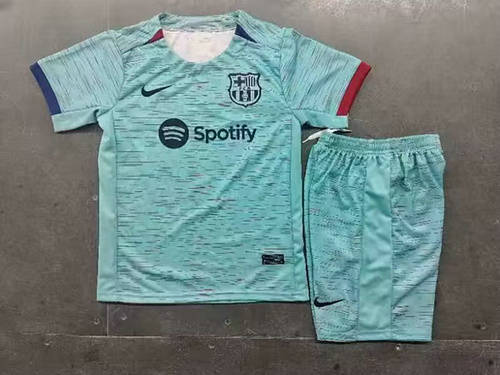 23/24 Barcelona Third Kids Soccer Jerseys