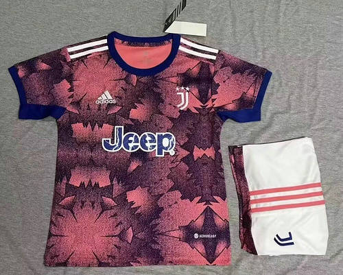 22-23 Juventus Third Away kids kit