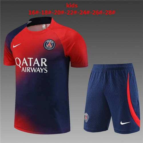 23/24 Paris Kids Training Soccer Jerseys