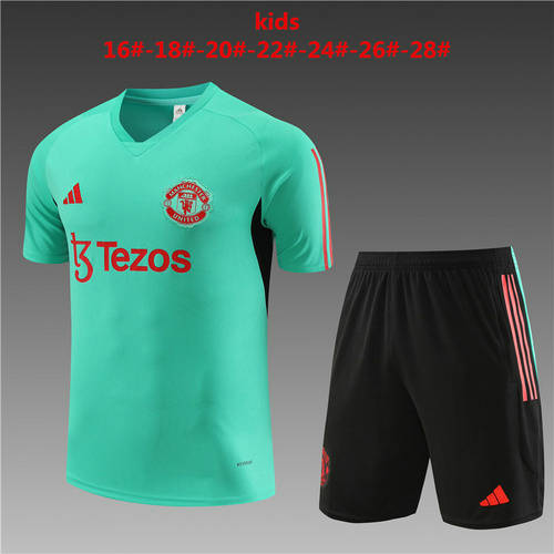 23/24 M-anchester U-nited Kids Traning Soccer Jerseys