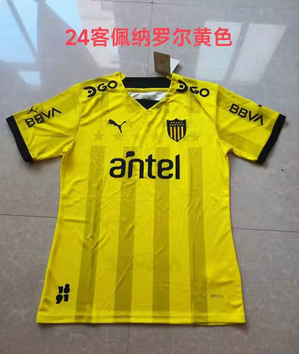 23/24 Penarol Yellow Soccer Jerseys