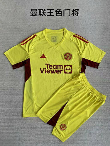 23/24 Manchester United Goalkeeper Adults And Kids Soccer Jerseys Soccer Jerseys