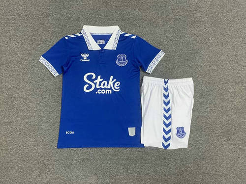 23/24 Everton Home Kids Soccer Jerseys