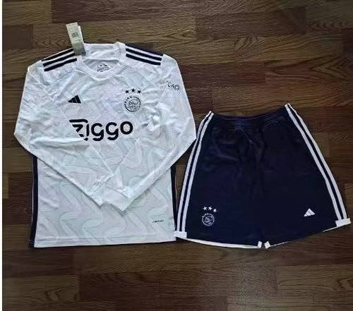 23/24 Ajax Away Long Sleeve Soccer Jerseys