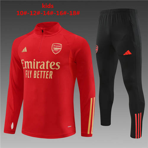 23/24 Arsenal Kids Long Sleeve Training Suit