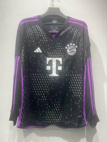 23/24 Bayern Away Long Sleeve Soccer Jerseys